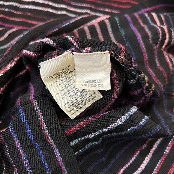 RACHEL Rachel Roy Women's Sleeveless Cutout Stripe Midi Dress Size XL - Picture 11 of 12